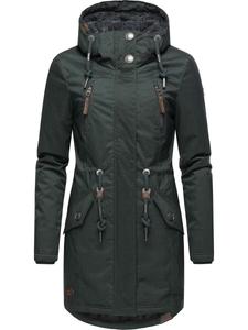 Плащ Ragwear Elsie, зеленый/темно-зеленый