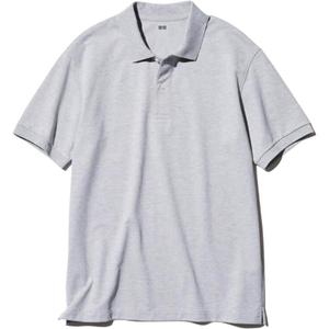 Поло Unisex Smoke Gray UNIQLO, серый