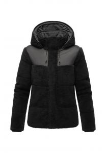 Плюшевая куртка с капюшоном kaguraa 16 Marikoo, черный