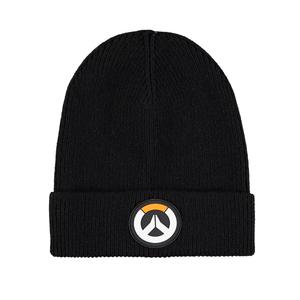 Шапка-бини Overwatch с нашивкой-логотипом, черный