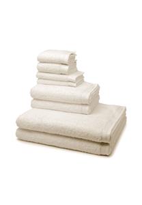 Набор махровых полотенец MöVe Superwuschel, 8 штук, белый