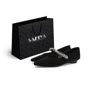 Туфли Мэри Джейн на массивном каблуке для женщин SAFIYA, Black