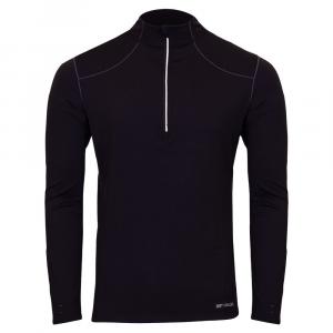 Термобелье Hot Chillys Clima-Tek Zip-T (мужское), Black