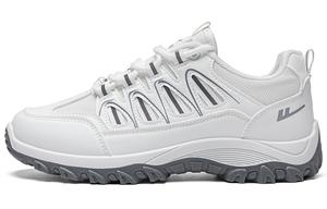 WARRIOR Амортизирующие нескользящие износостойкие дышащие и легкие низкие кроссовки унисекс бело-серые, цвет White Gray