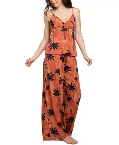 Женский комплект Palm Cami Pant Lounge Midnight Bakery, коричневый