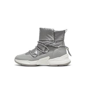 Маленькие утепленные ботильоны женские SKAP, Light Gray