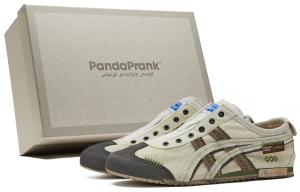 Onitsuka Tiger MEXICO 66 Нескользящие износостойкие низкие повседневные туфли унисекс бежево-коричневого и черного цветов