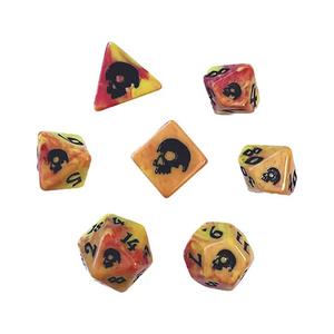 Аксессуары Black Oak Workshop Black Death Dice: Cinderskull (7)