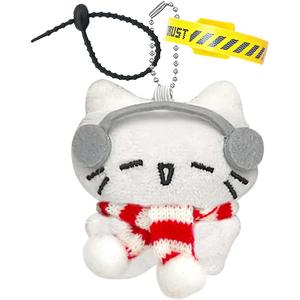 Очаровательные наушники-шарф с музыкальным котенком плюшевый кулон высота 6,5 см FULUOKANG