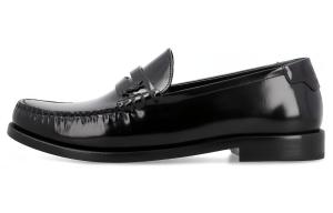 Туфли женские Saint Laurent Monogram Plaque, черный