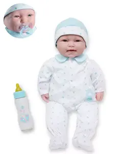 Кукла-Младенец La baby, 20 дюймов, мягкое тело, голубой наряд Jc Toys, blue