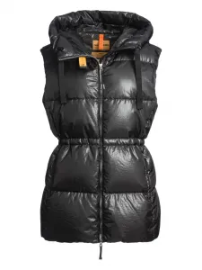 Стеганый жилет с капюшоном Parajumpers, черный