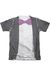 Футболка с коротким рукавом из полиэстера/хлопка для взрослых с изображением пингвина из классического телесериала «Бэтмен» Gildan, белый