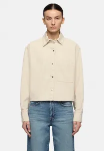 Блузка с пуговицами ivy 7 For All Mankind, Beige