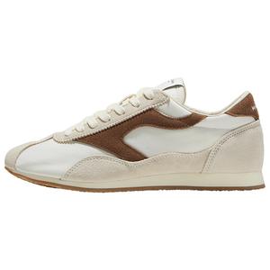 Низкие повседневные туфли унисекс цвета экрю Norman Walsh, Ecru/Chestnut Brown