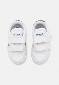 Кроссовки на шнуровке T-CLIP SET INFANT COURT UNISEX Lacoste, белый