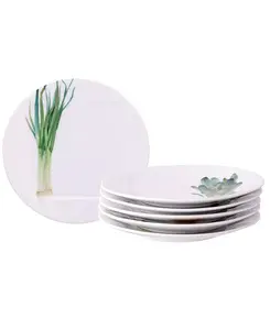 Набор из 6 тарелок для закусок Kyoka shunsai, 6,25 дюйма Noritake, multi