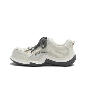 Кроссовки Wang Xingren серии Cute Paw Shoes, дышащие, легкие, низкие, повседневные, женские MASOOMAKE, Vintage Silver