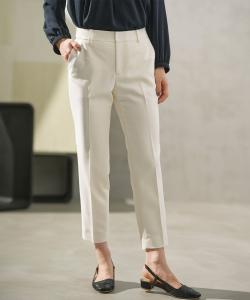 Базовые брюки из двойной ткани зауженного кроя Suite, цвет Ivory [002]