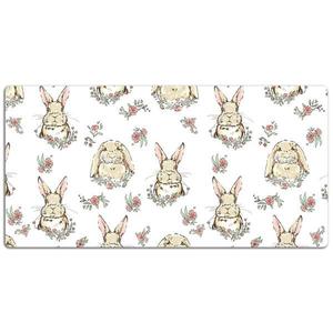 Настольный коврик Tulup Hellbraune Kaninchen, 100x50x1 см, синий