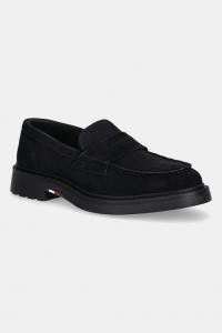 Замшевые мокасины HILFIGER COMFORT LWT SDE LOAFER Tommy Hilfiger, темно-синий