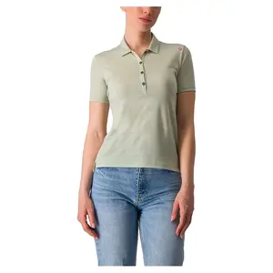 Поло с коротким рукавом Castelli Merino, зеленый