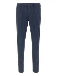 Брюки с одной складкой DEVORE, синий