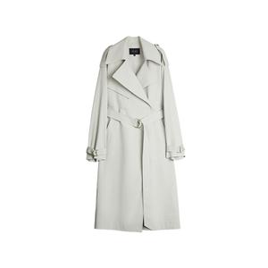 Тренч для женщин с лацканом Moderate ELLE, светло-серый