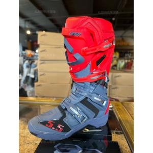 LEATT Внедорожные ботинки 5.5 4.5 Motorcycle T10 Trail T7 Tire, регулируемая ось, противоударные ADV мотоциклетные ботинки, 5.5 красная и синяя универсальная версия, размер 40.5