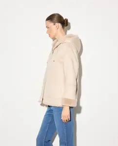 Женская парка с капюшоном Woman El Corte Inglés, бежевый