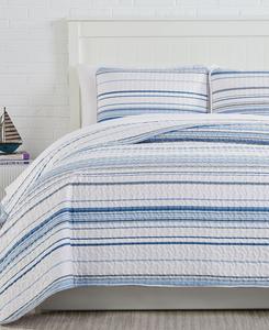 Комплект постельного белья Southshore Stripe из 3 предметов, размер Full/Queen Southshore Fine Linens, синий