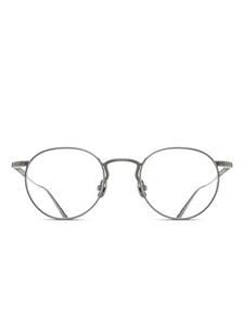 Очки в круглой оправе Matsuda, серебряный