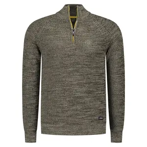 Свитер Nza New Zealand 25HN472 half zip, зеленый