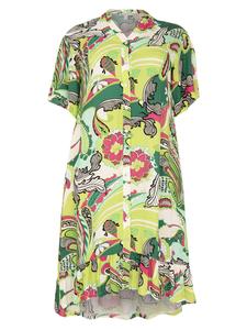 Платье YOEK, цвет Yellow/Light green