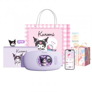 Пояс для прогревания живота с управлением через приложение, снимает боль в животе, термотерапевтический вибрационный массаж YP M06 Sanrio