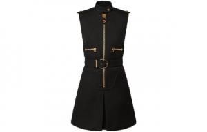 Платье без рукавов женское черное Louis Vuitton