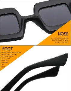 Винтажные маленькие панк-солнцезащитные очки прямоугольной формы для женщин и мужчин, роскошные солнцезащитные очки для дам, забавные очки 4395 Melrose, Green