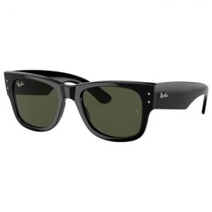 Солнцезащитные очки rb0840s mega wayfarer полированные черно-зеленые g-15 - 51 Ray Ban