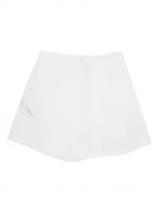 Шорты со складками на пуговицах Federica Tosi, белый