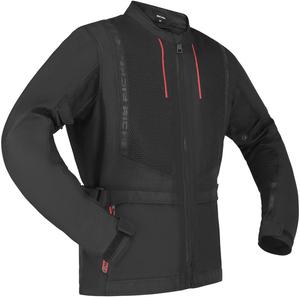 Водонепроницаемая текстильная мотоциклетная куртка Richa monaco mesh wp, Black/Red