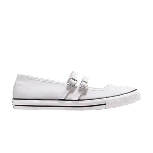 Кроссовки Converse Wmns Chuck Taylor All Star Dainty Mary Jane 'White', белый