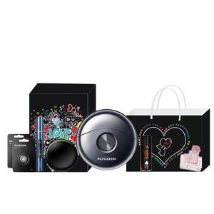 Электрическая бритва FS891 с двумя лезвиями, полностью моющаяся, портативная FLYCO, FS891 черный LOVE Bear Box+5615 Nose Hair Trimmer+2 Blade Heads+Foam