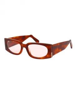 Стильные солнцезащитные очки gd0016 Gcds, коричневый