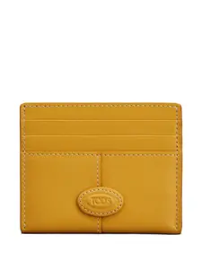 Кардхолдер с тисненным логотипом Tod'S, желтый
