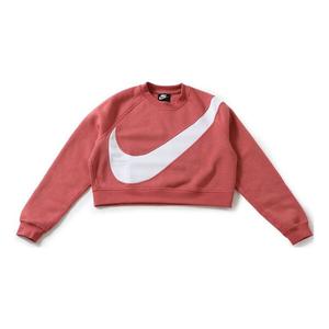 Свитера nsw swoosh crew флисовая толстовка Nike, розовый
