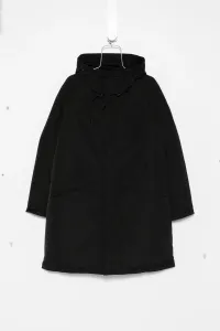 Пальто с капюшоном Azoto Aspesi, черный