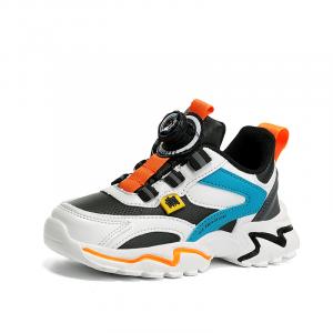 Детские кроссовки для бега TONYBEAR, черный/оранжевый