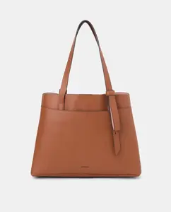 Сумка-шоппер с картхолдером Jo & Mr. Joe, коричневый