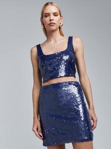 Юбка BWLDR Anne, темно-синий