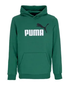 Мужская легкая толстовка с капюшоном и логотипом. Puma, зеленый